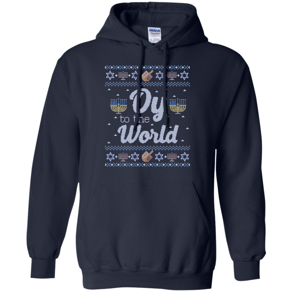Funny Hanukkah Sweater Long Sleeve Shirt, Oy to the World