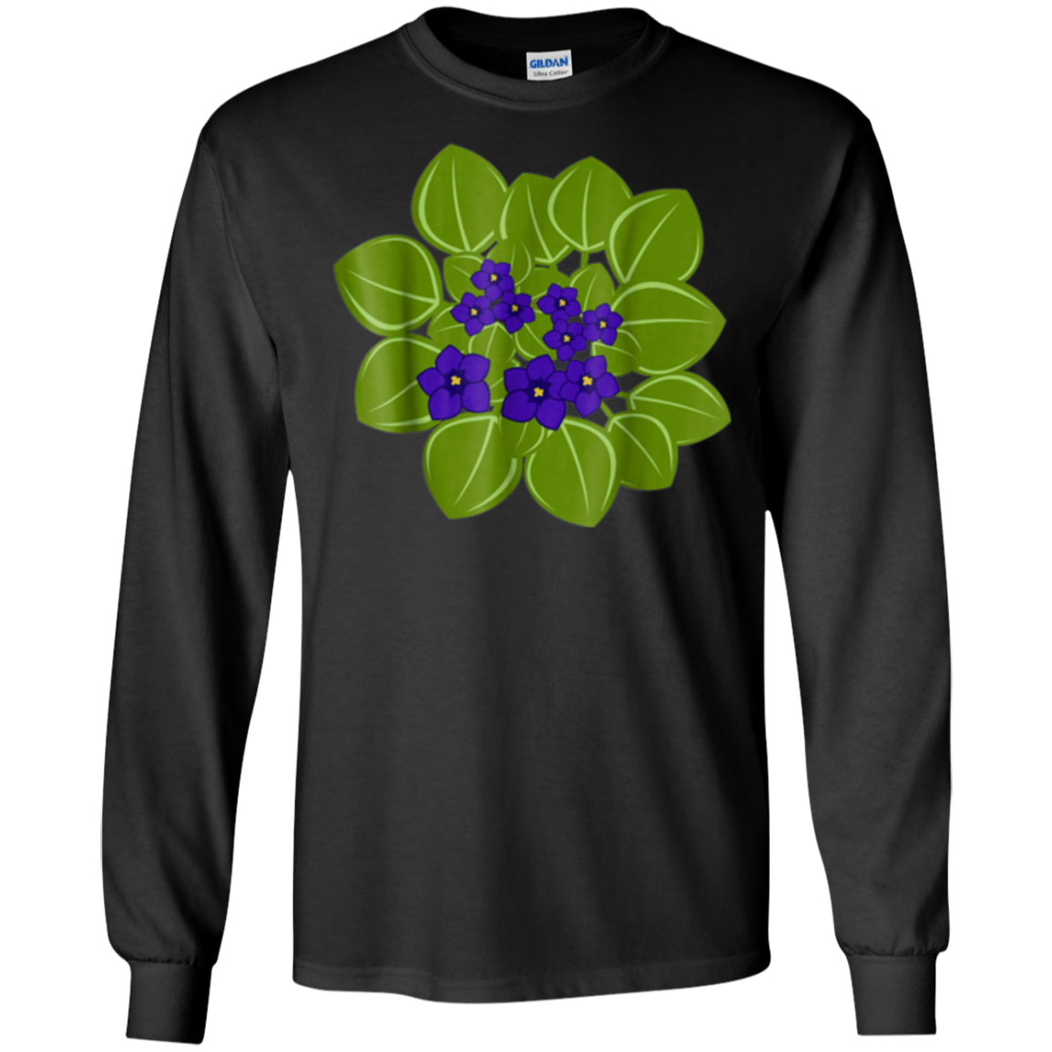 African Violet Houseplant Floral Potted Plant Lover T-Shirt
