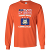 Image of American By Birth Proudly Raised In Connecticut Flag Shirt