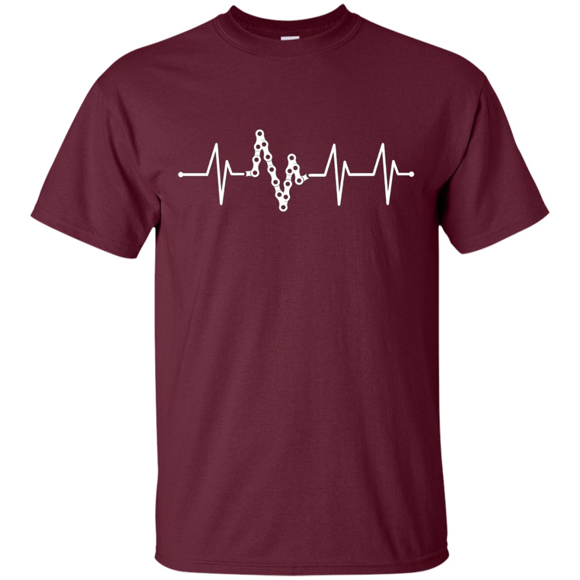 Bike Heartbeat Pulse Shirt - Funny Bike Shirt