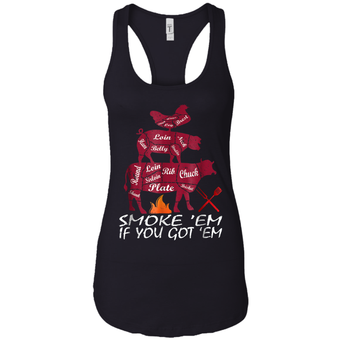 Authentic Smoke Em If You Got Em Shirt BBQ Fathers Day Tee