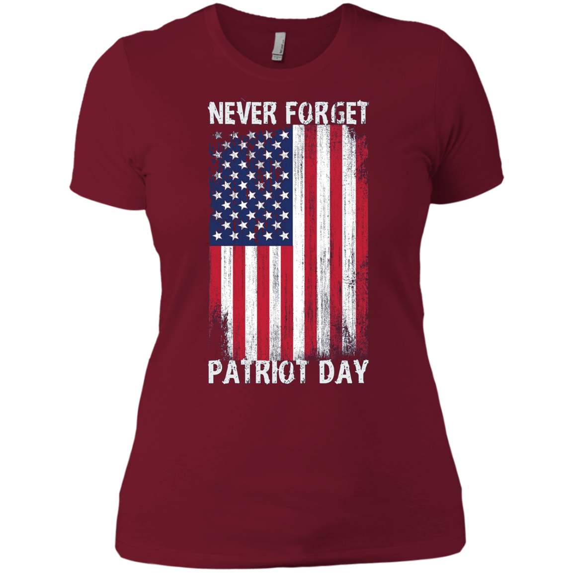 American Flag Never Forget 9/11 T-Shirt - Patriot Day Tee