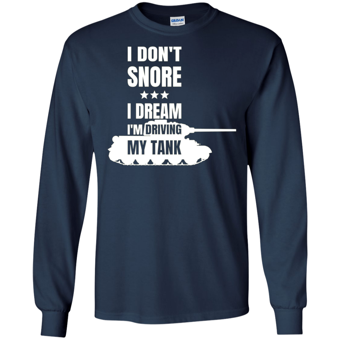 Army Tank Panzer Driver T-Shirt Snore Snoring Funny Quote