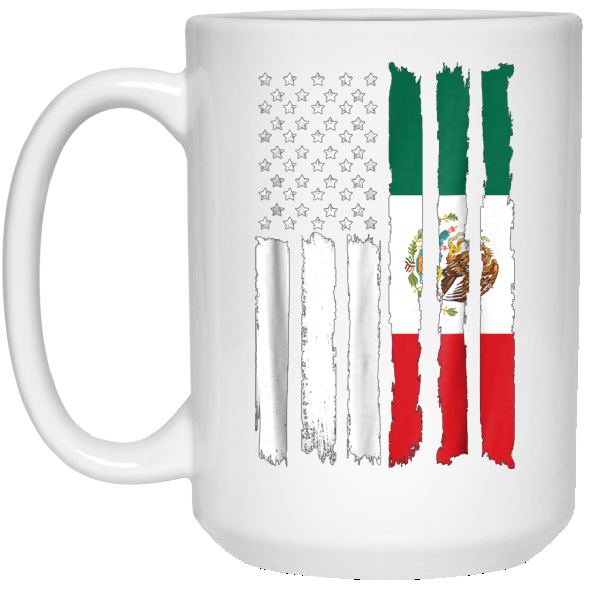 American Mexico Patriotic Flag T-shirt