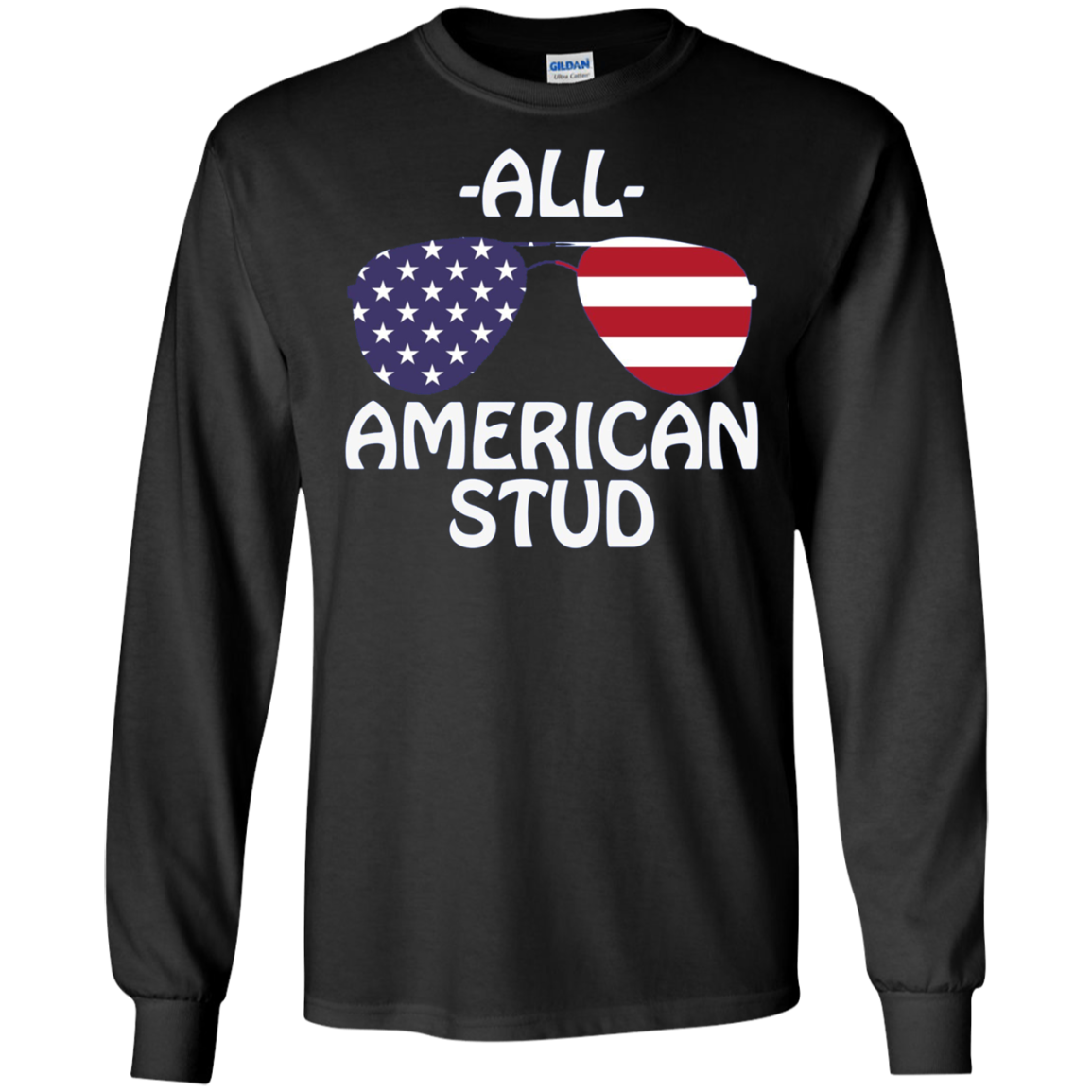 America 4th of July Patriot Sunglass USA Flag Cool T-shirt