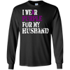 Image of Alzheimer's Awareness T Shirt I Wear Purple For My Husband