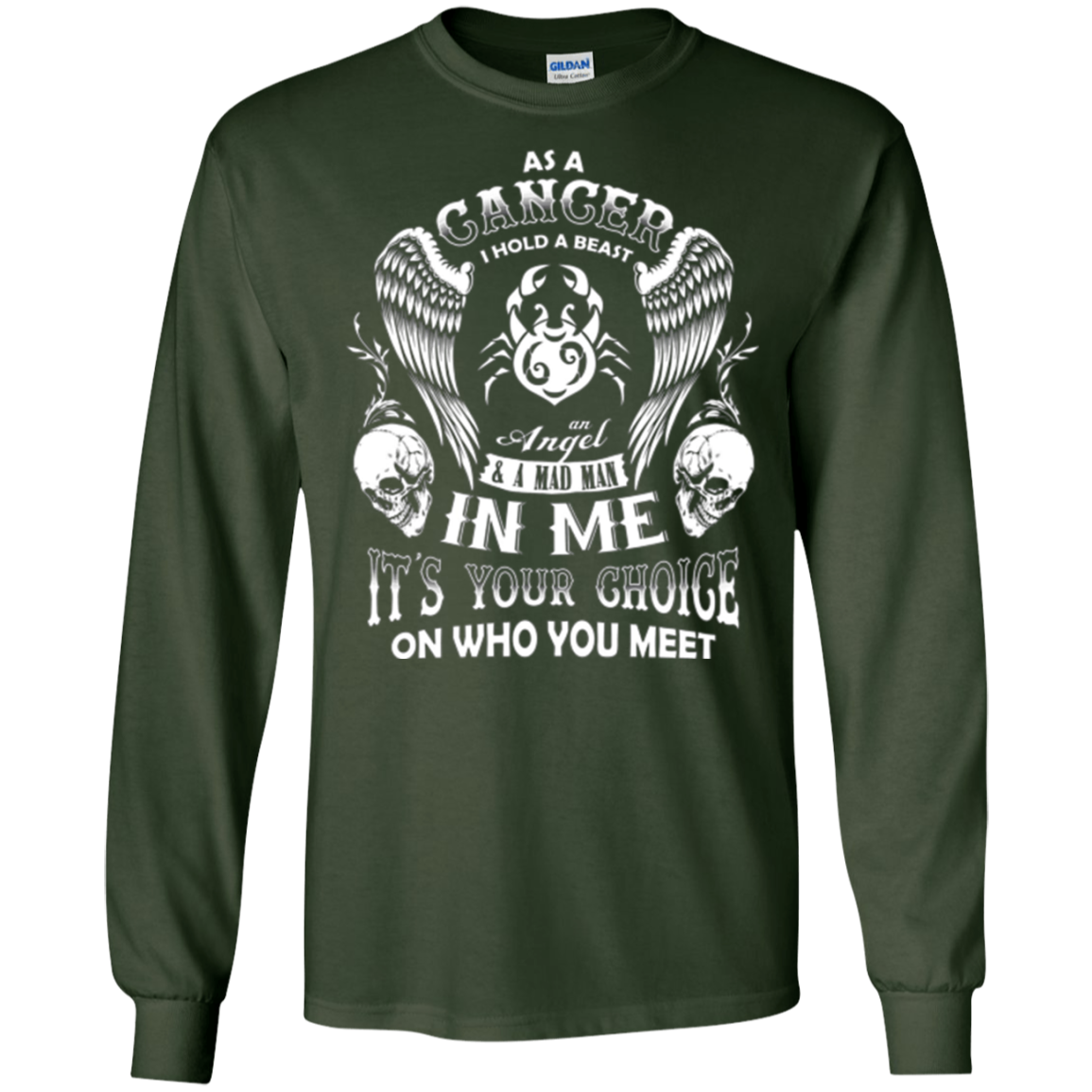 As A Cancer I Hold A Beast And An Angel In Me Shirt