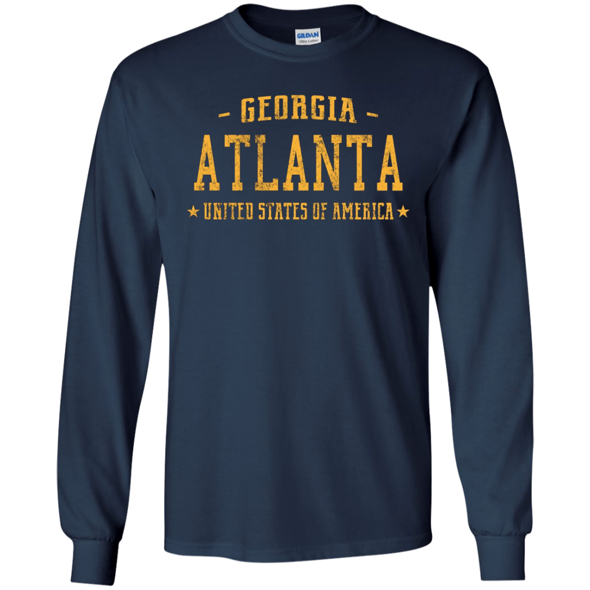 Atlanta Georgia T-Shirt Vintage Sports Design Shirt