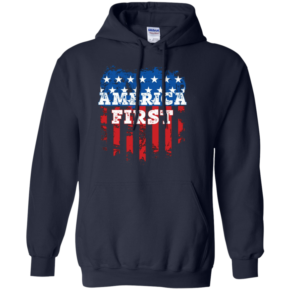 America First USA T Shirt with the American Flag