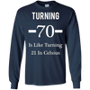 Image of Funny Happy 70th Birthday T-Shirt for Men or Women