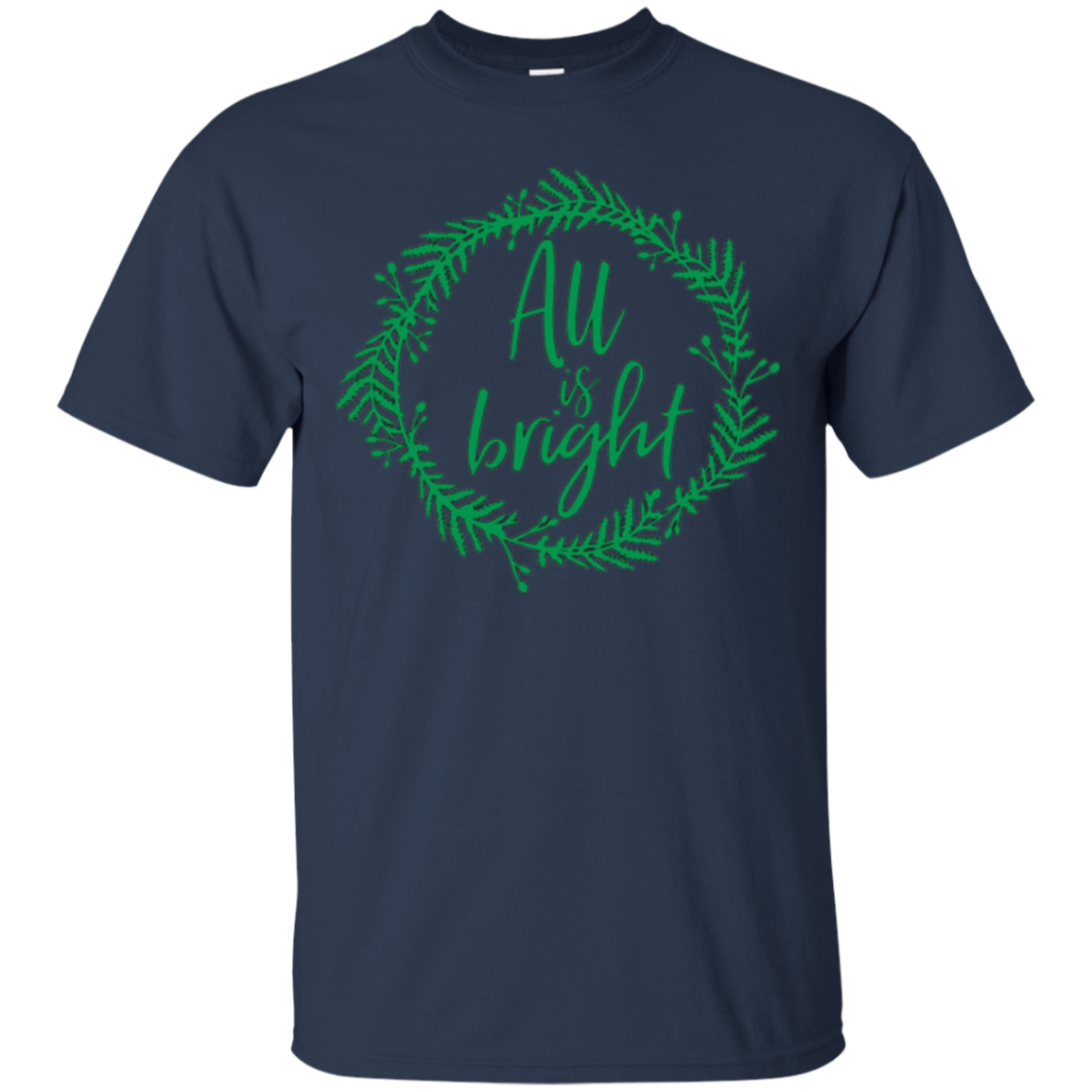 All is Bright Christmas Joy Caroling Holiday Christian Shirt