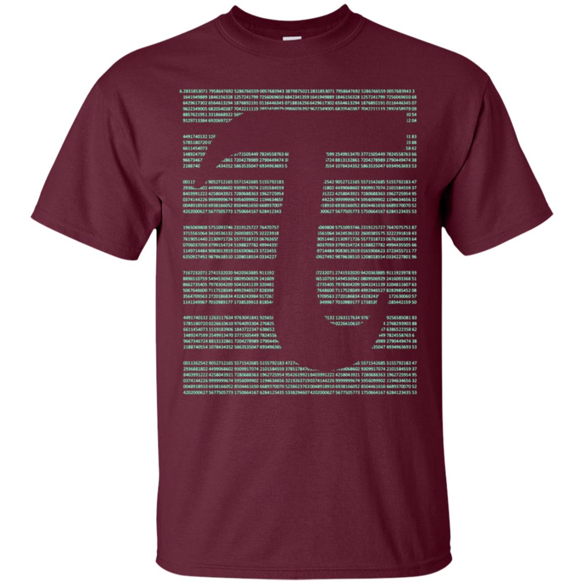All Tau Number on one Shirt with Tau 2Pi Symbol T-Shirt