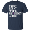 Image of Alzheimer's Awareness Shirt For Wife Purple Ribbon Tee