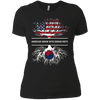 Image of American Grown With Korean Roots T-Shirt South Korea Tee
