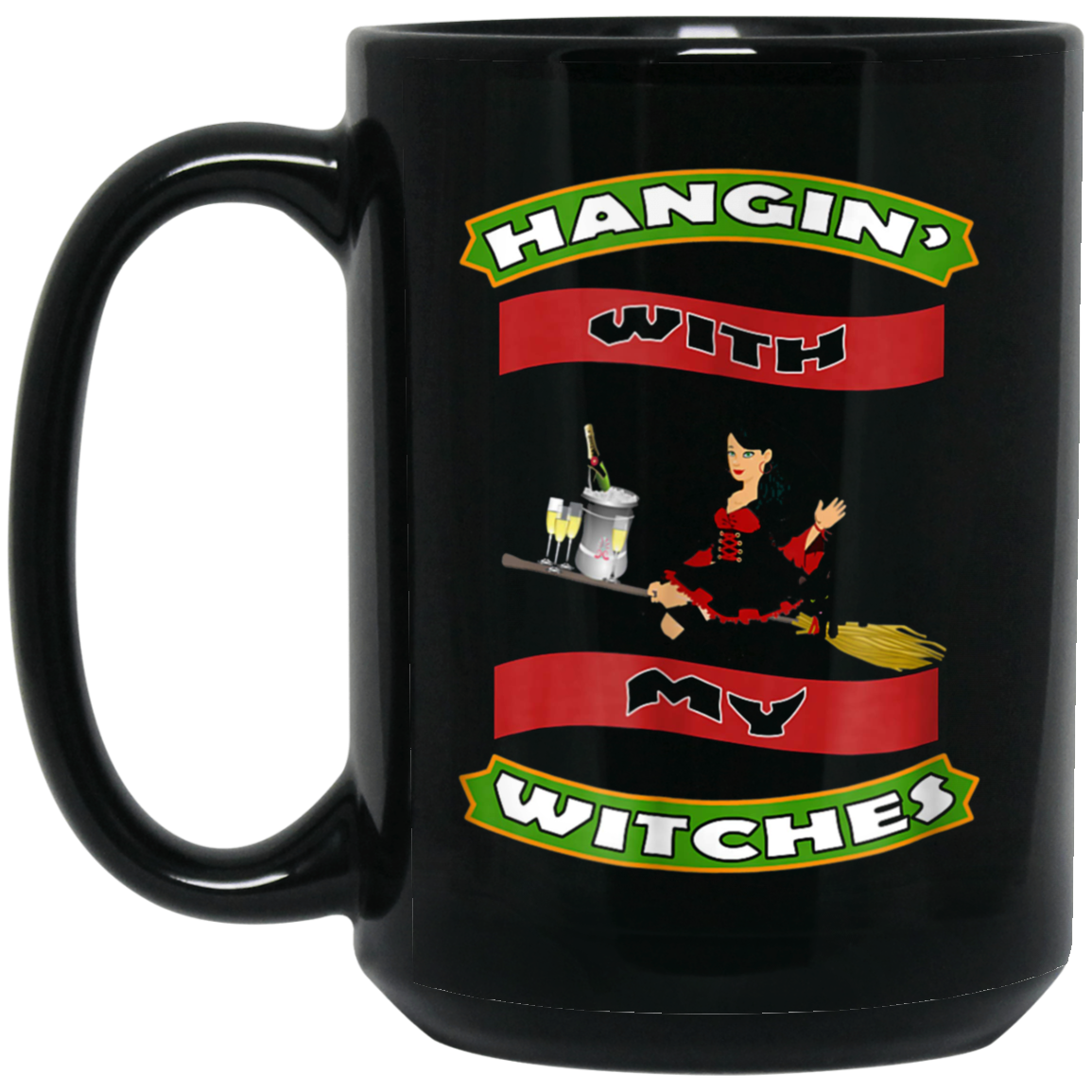 Funny Halloween Witch T Shirt Hangin With My Witches