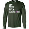 Image of Alzheimer's Awareness T-Shirt For Wife Purple Ribbon Tee