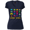 Image of "Game Over" retro alien invaders tshirt 80s 8-bit video game