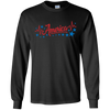 Image of America Heartbeat Long Sleeve Fourth of July Outfit Stars