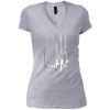 Image of 'Patriotic Fishing USA Flag' Cool Fishing July 4th Shirt
