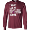 Image of Alzheimer's Awareness Tee For Grandfather Purple Ribbon Tees