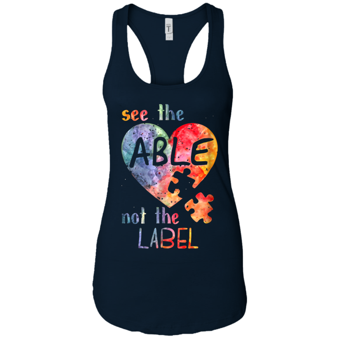 Autism Awarness See The Able Not The Label Shirt