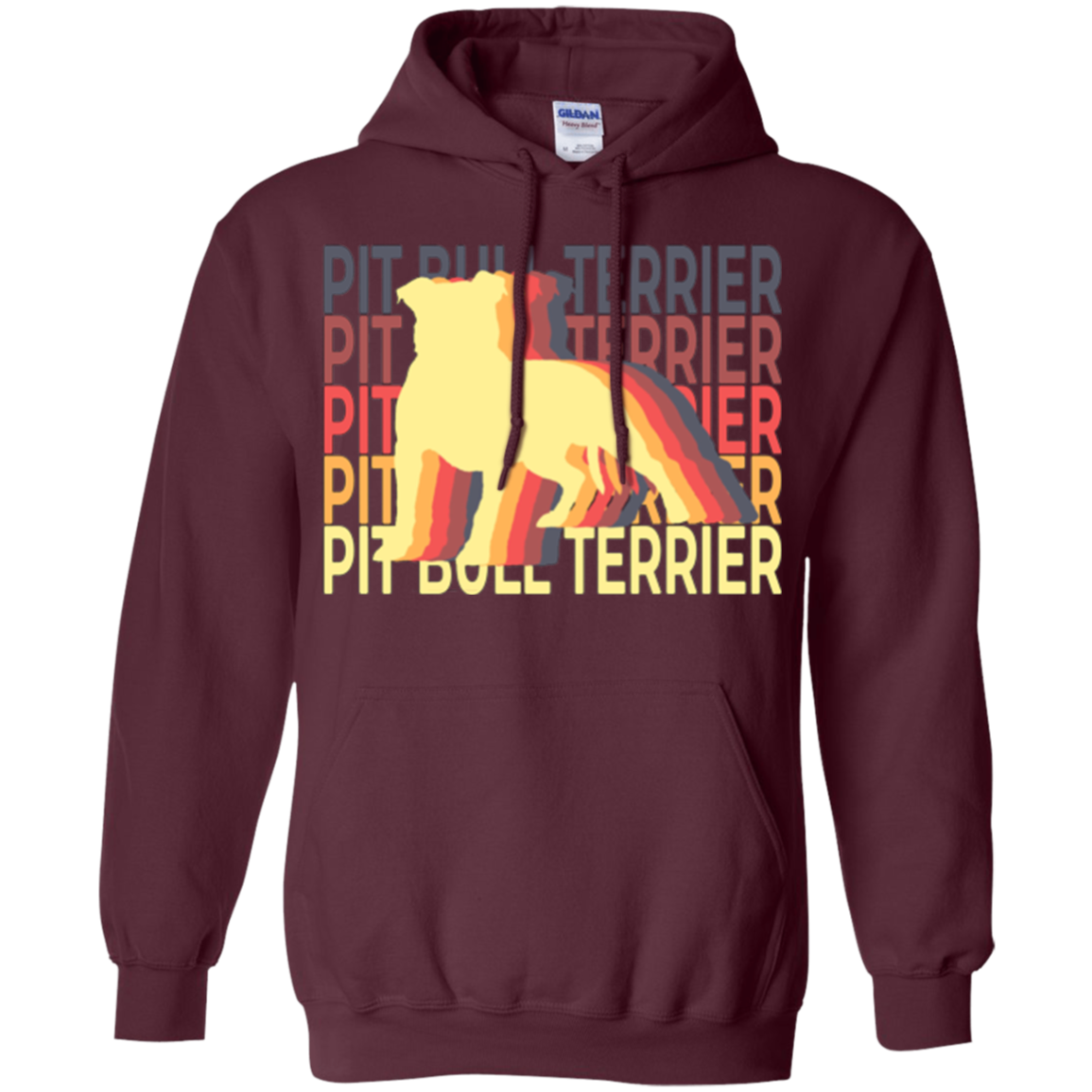 American Pit Bull Terrier T Shirt Vintage Repeat