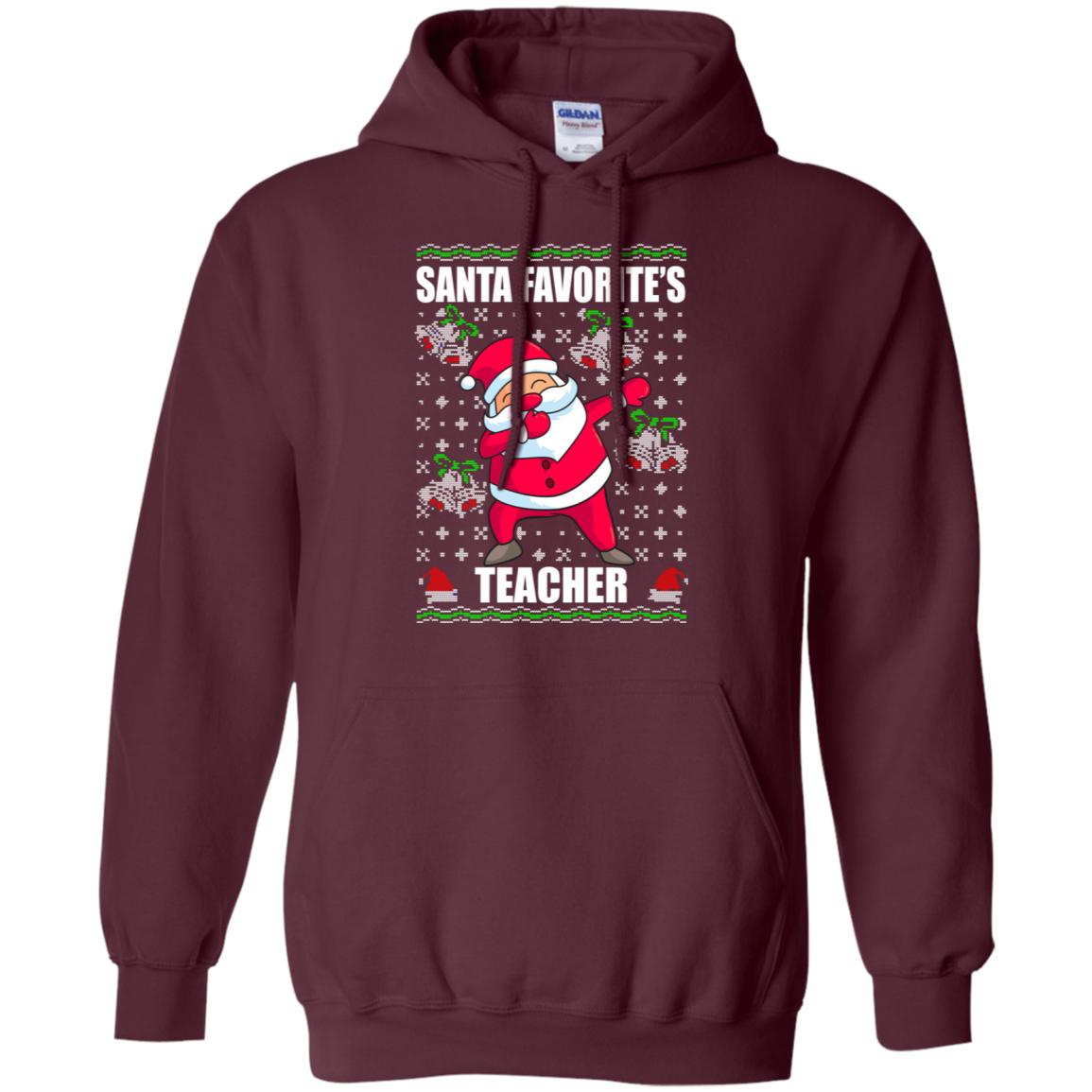 Santa's Favorite Teacher Shirt Funny Xmas Gift For Teacher