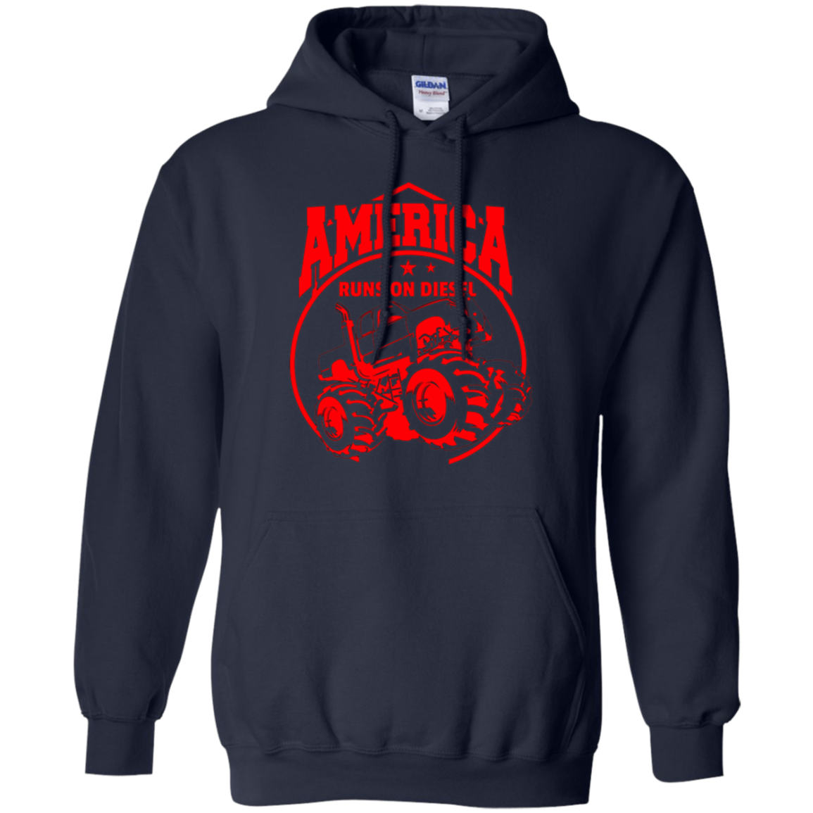 America Runs On Diesel Gear Monster SUV Truck Fans T-Shirt