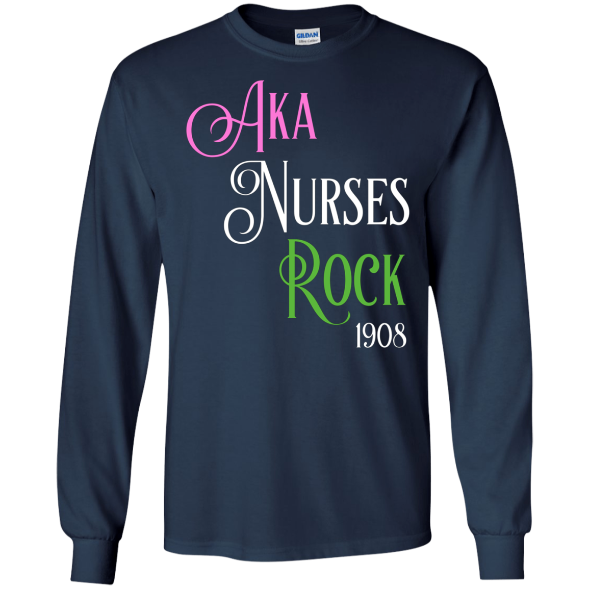 Alpha Kappa A Nurses LPN RN CNA Rock T-Shirt