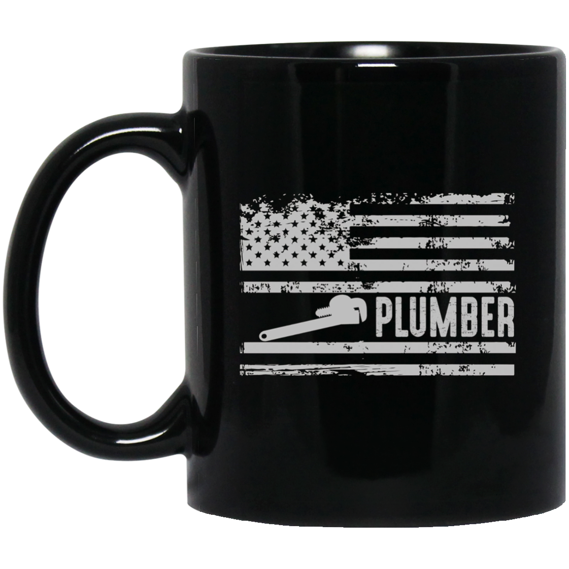 American Plumber United States Flag Gift T-Shirt
