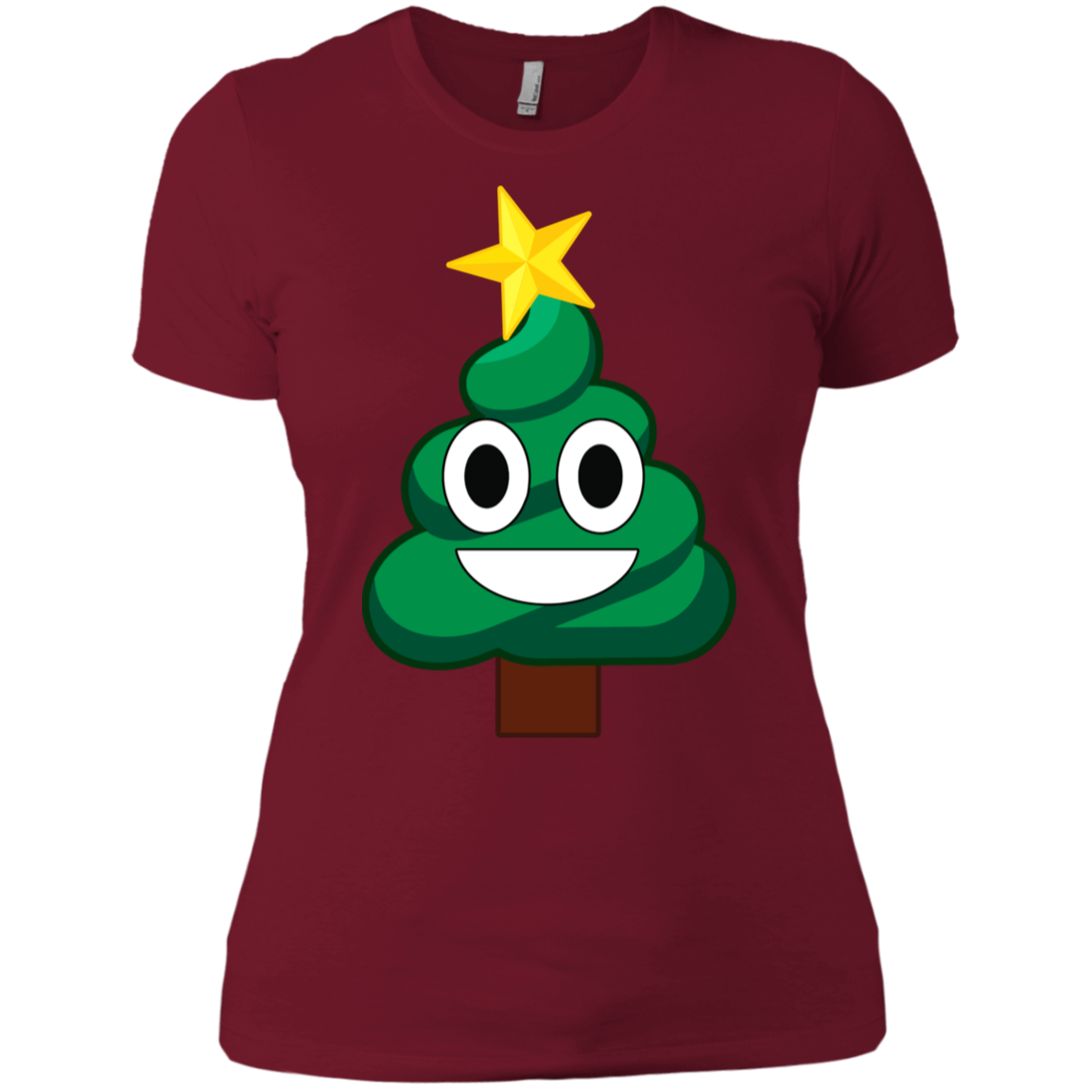 Christmas Tree Poop Emoji Shirt