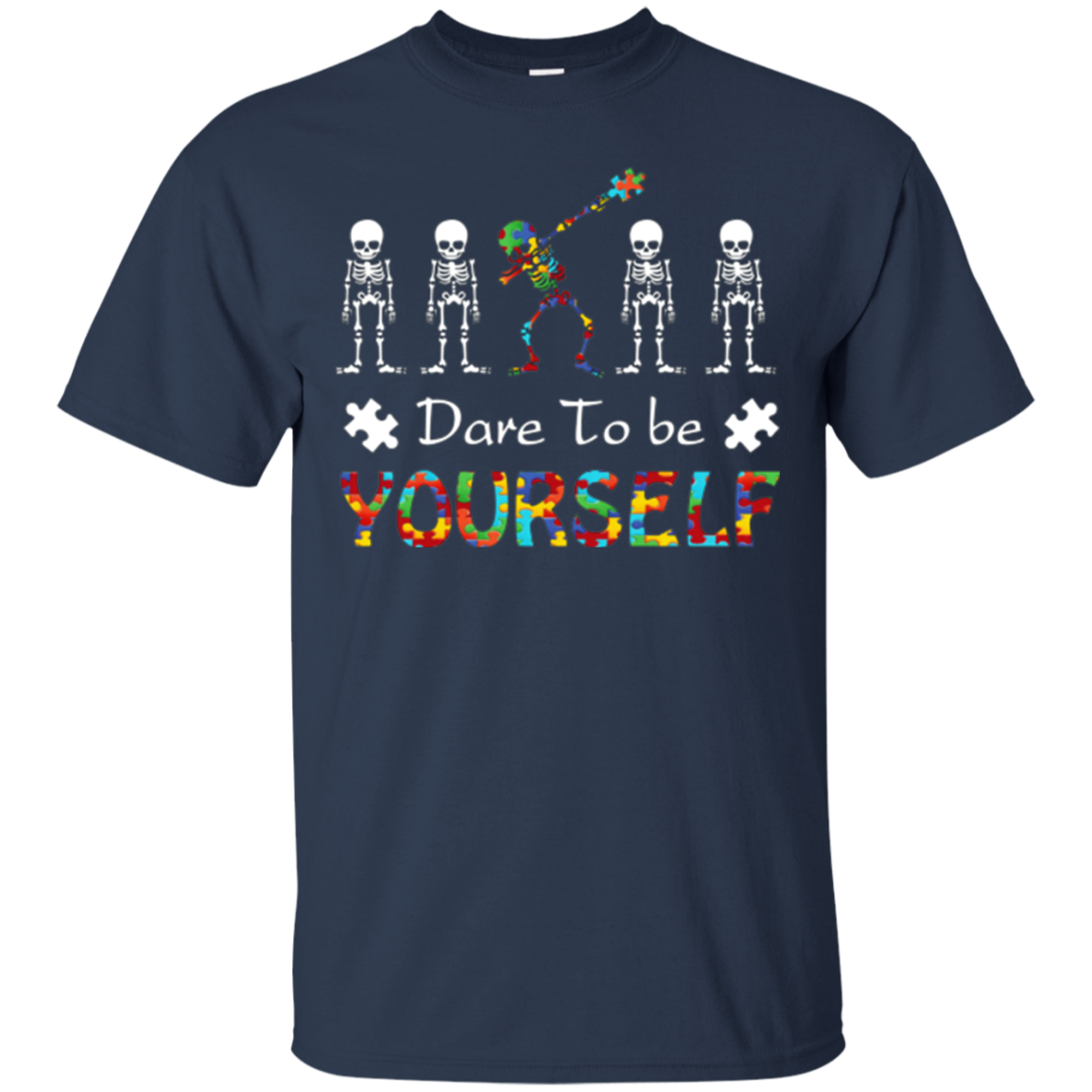 Autism Awareness Shirt For Boys Dare To Be Yourself Tee