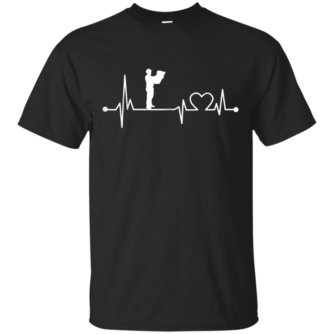 Architect Heartbeat Shirt Funny Architecture Cool Love Gift