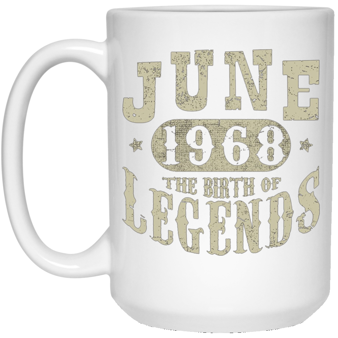50 Years Old 50th Birthday June 1968 Birth of Legend T-Shirt