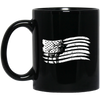 Image of American Flag T-Shirt With Elk Vintage Look