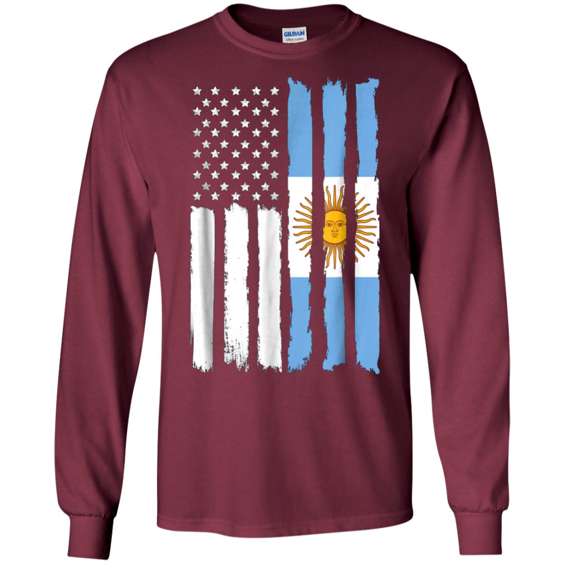 American Argentina Patriotic Flag T-shirt