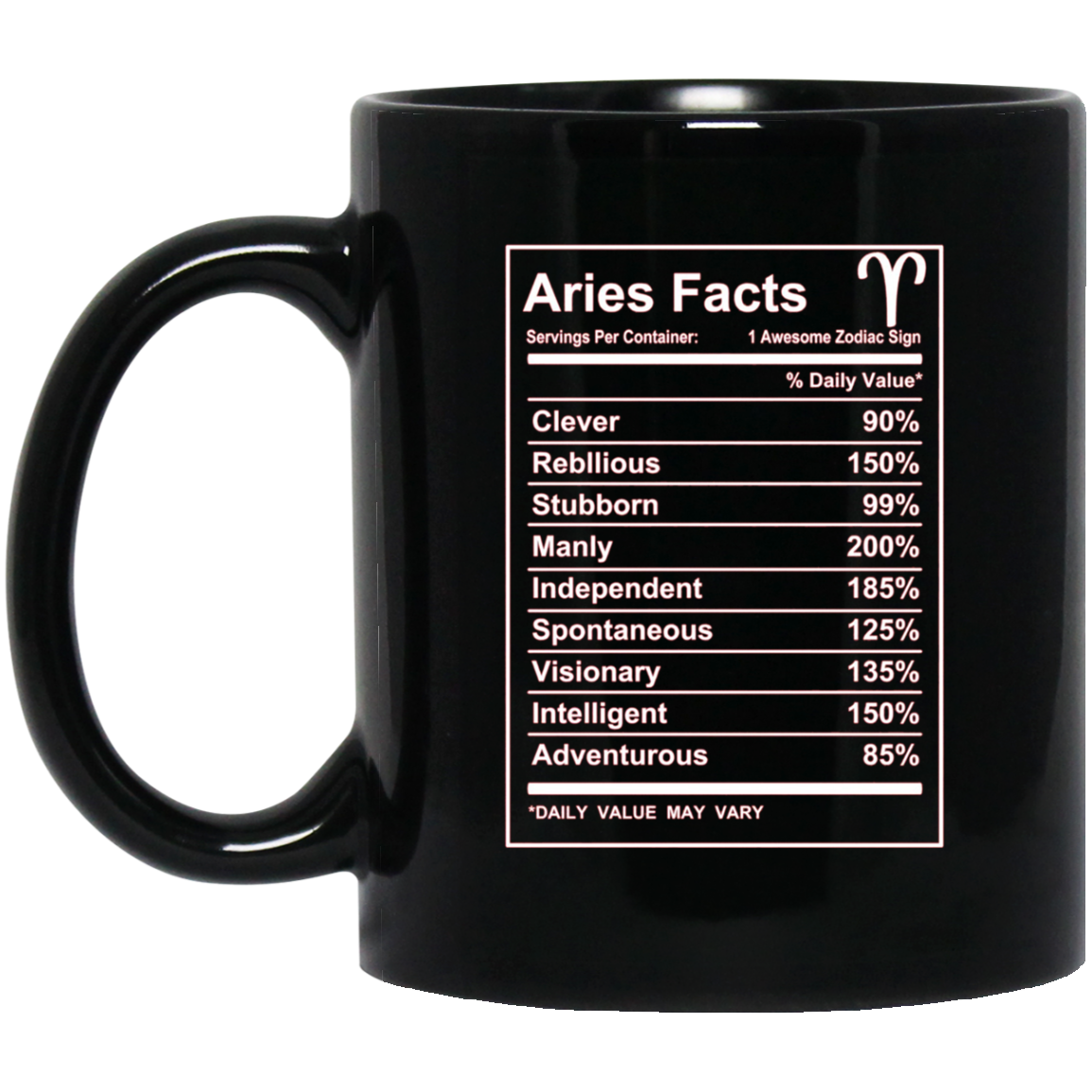 Aries Facts - Funny Aries zodiac T-shirt Cool short sleeve