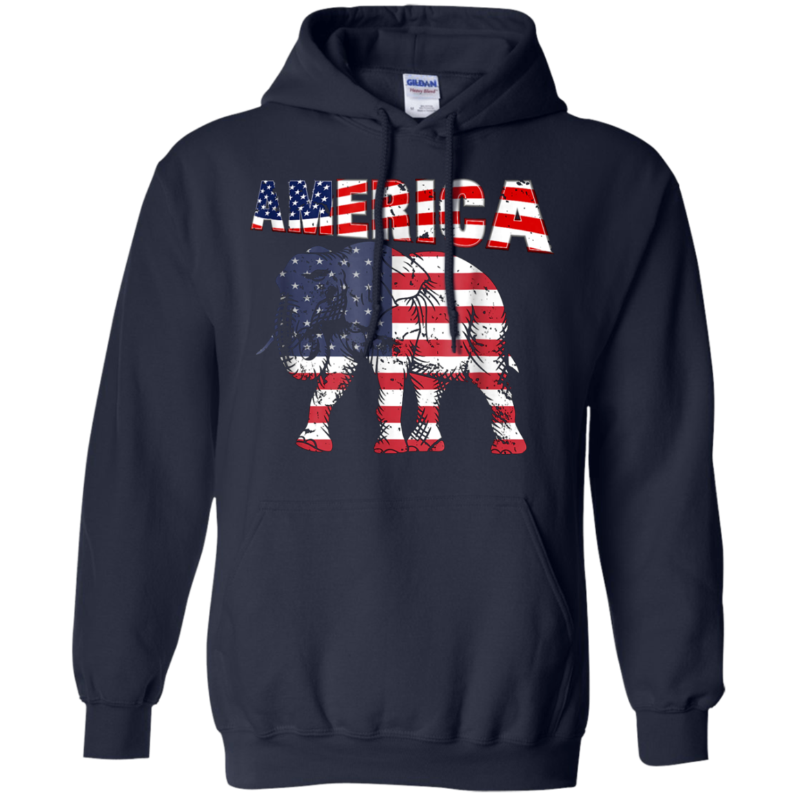 AMERICA Elephant Graphic T-Shirt Perfect Gift Women Men Kids