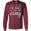 Image of Army Wife Shirt Girl , Half Of My Heart Is In The Army
