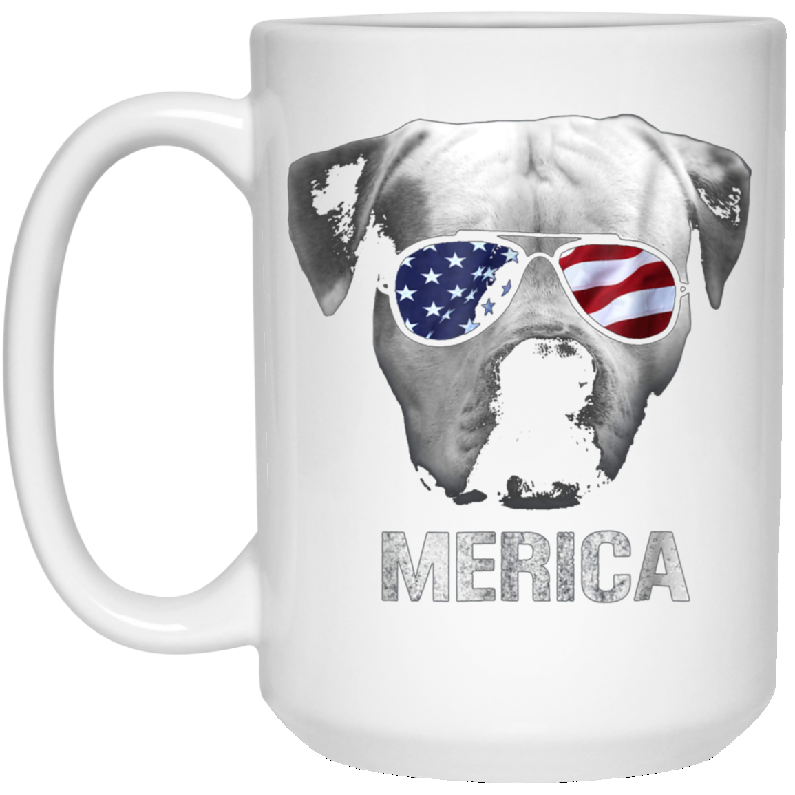 American Bulldog Merica t-shirt - Patriot Patriotic