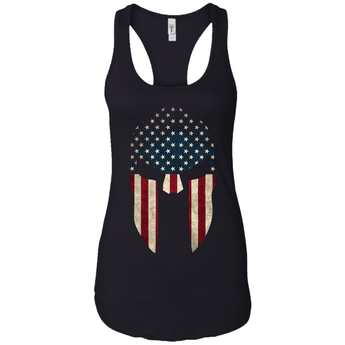 American Spartan Old Glory Molon Labe USA Flag T-Shirt