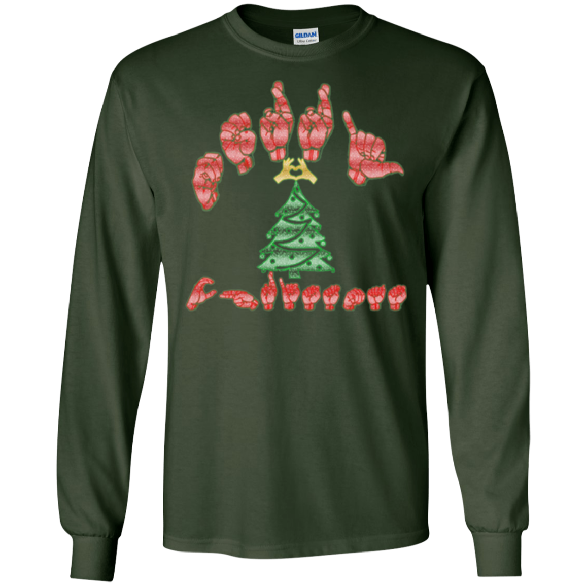 American Sign Language Christmas T shirt great gift idea
