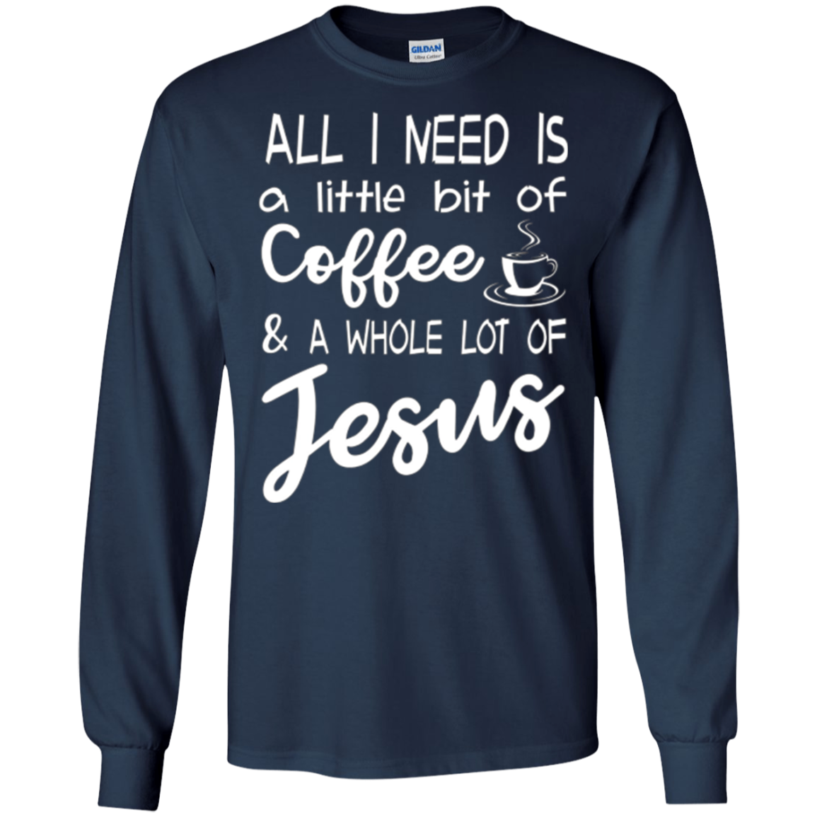 J'ai juste besoin d'un café et d'une chemise de Jésus.