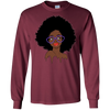 Image of Afro Art Natural Hair T-shirt pour femmes noires