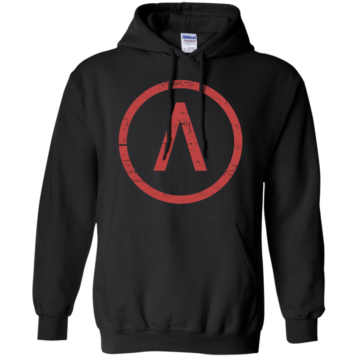 Ancient Greece Spartan Lambda Distressed T-Shirt