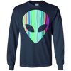 Image of Alien Head - Holographic Cute UFO Tshirt Tee