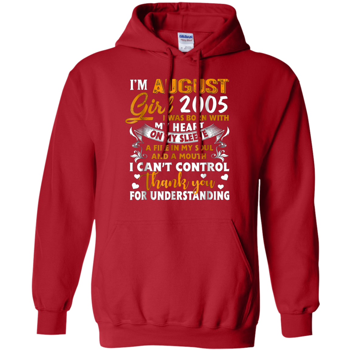 August 2005 Girl Gifts 13 Years Old 13th Birthday T-Shirt