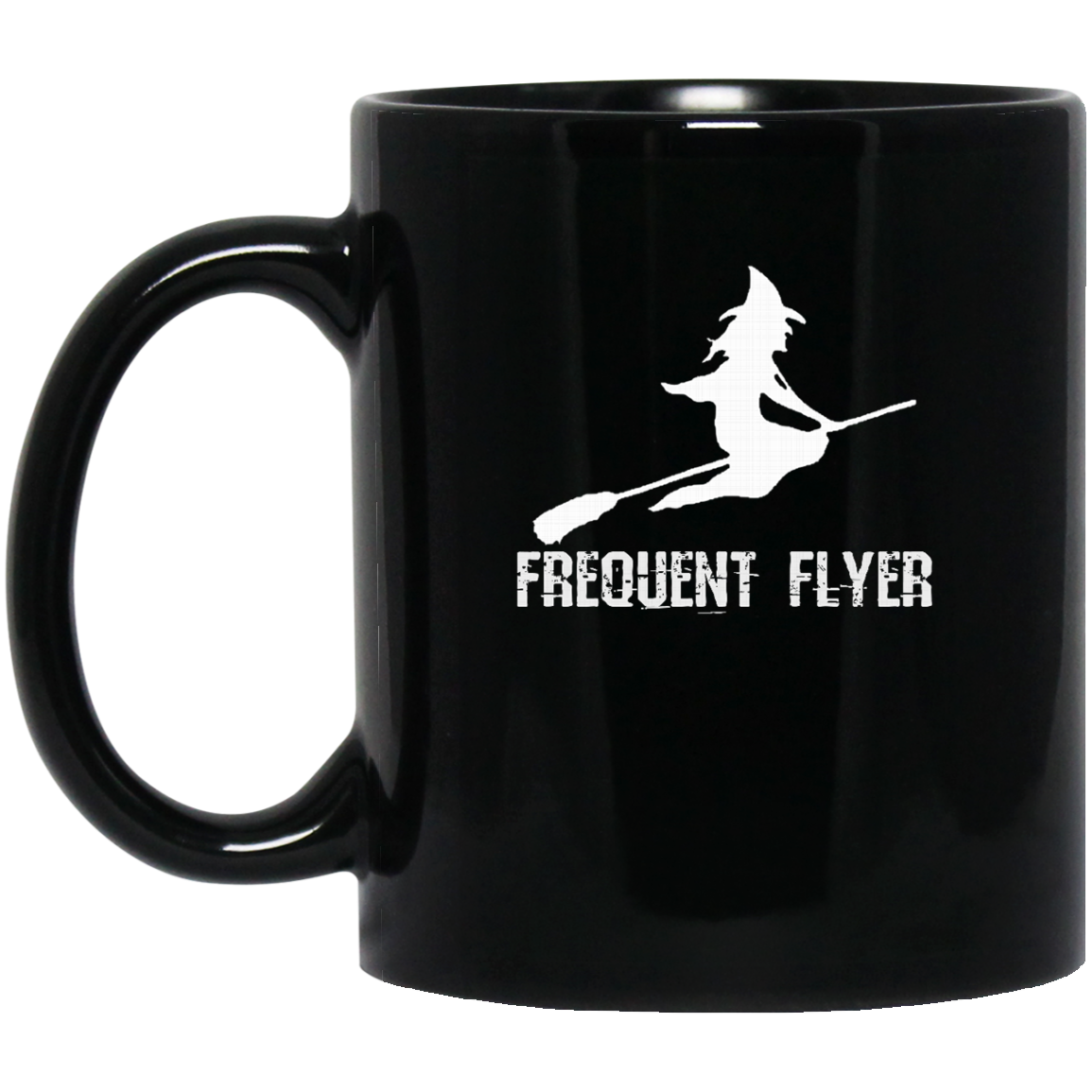 Funny Halloween Witch Long Sleeve Shirt - Frequent Flyer