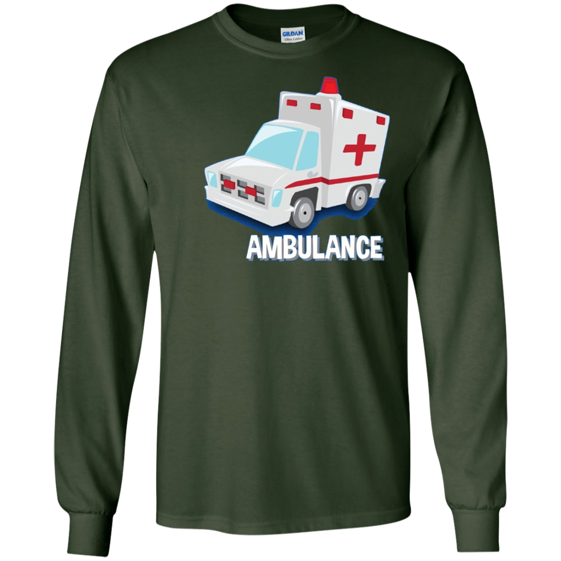 Ambulance Emergency Medical Truck Adults Kids Toddlers Shirt