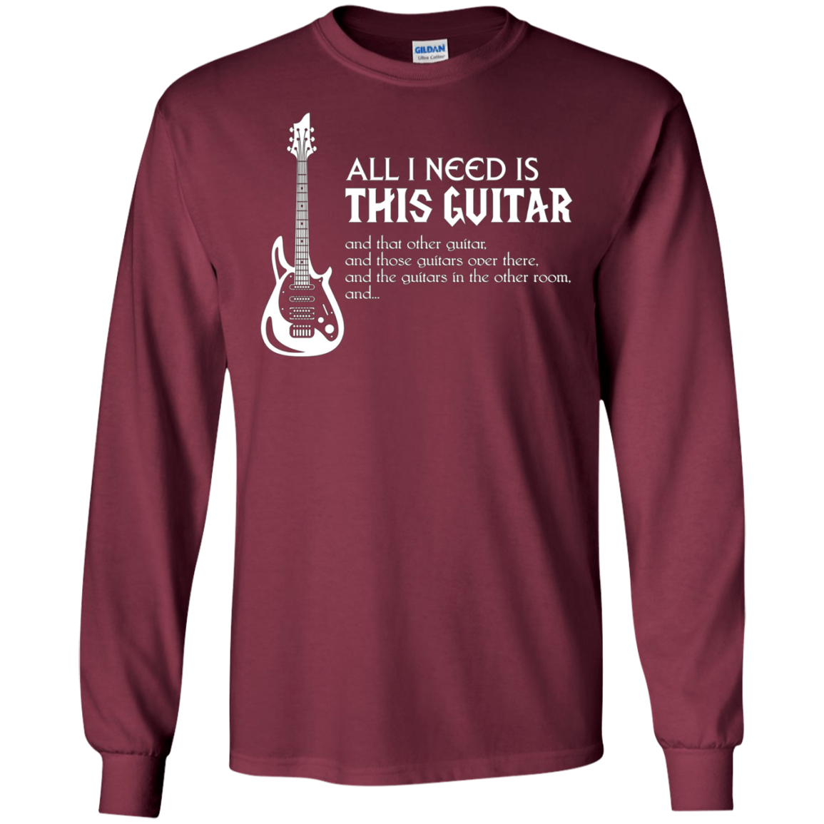 All I Need Is This Guitar Guitarist T-Shirt